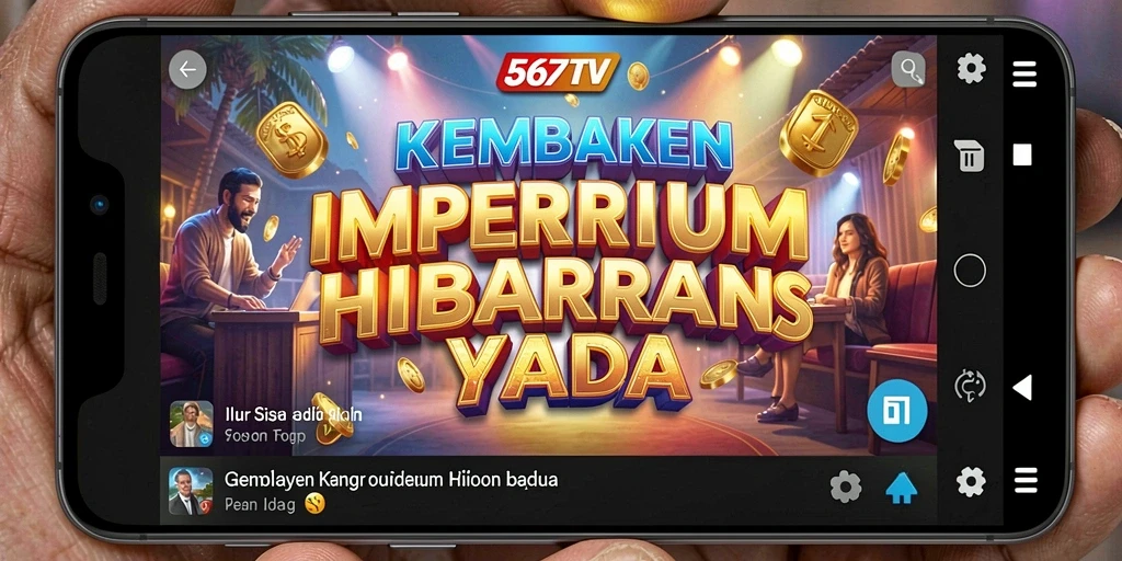 Screenshot 567TV menampilkan manajemen stasiun TV yang mendebarkan.