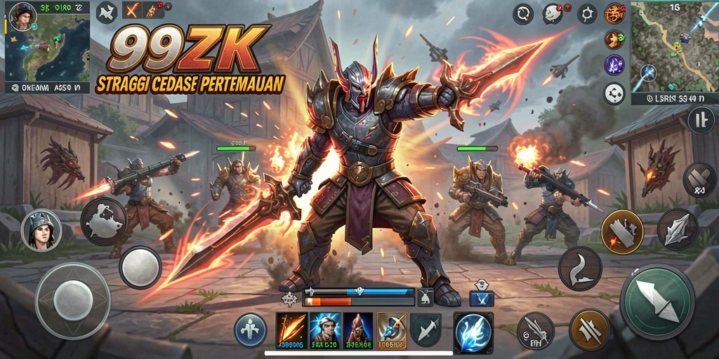 Tampilan gameplay strategis yang menantang di 99ZK.