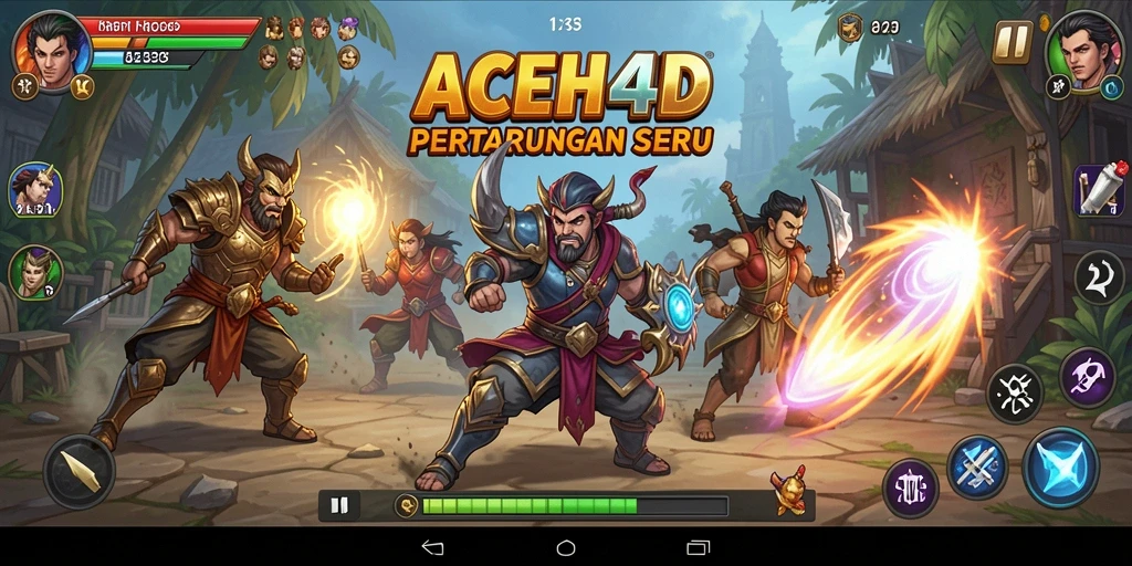 Penampilan seru pertarungan dalam ACEH4D dengan karakter menarik.