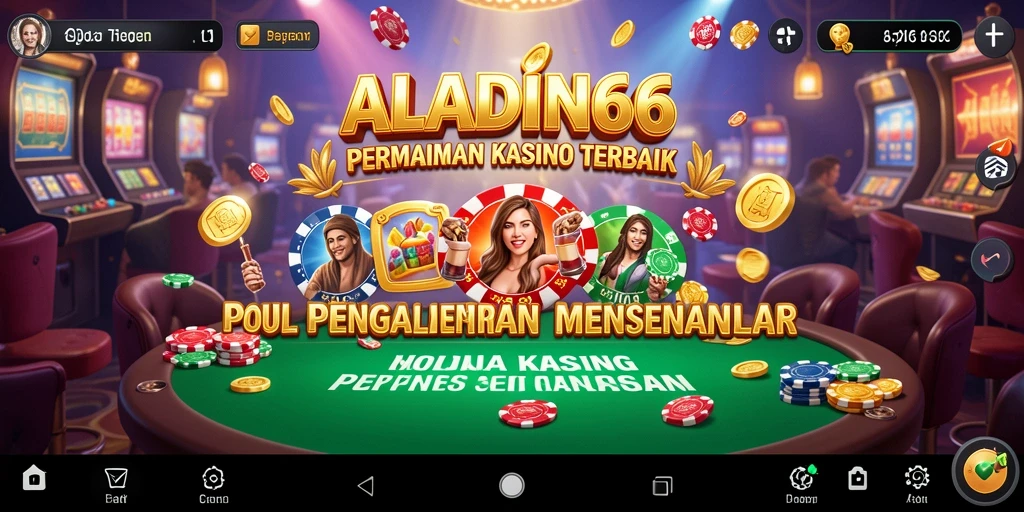 Screenshot dari gameplay ALADIN66 yang menampilkan keseruan permainan Kasino.
