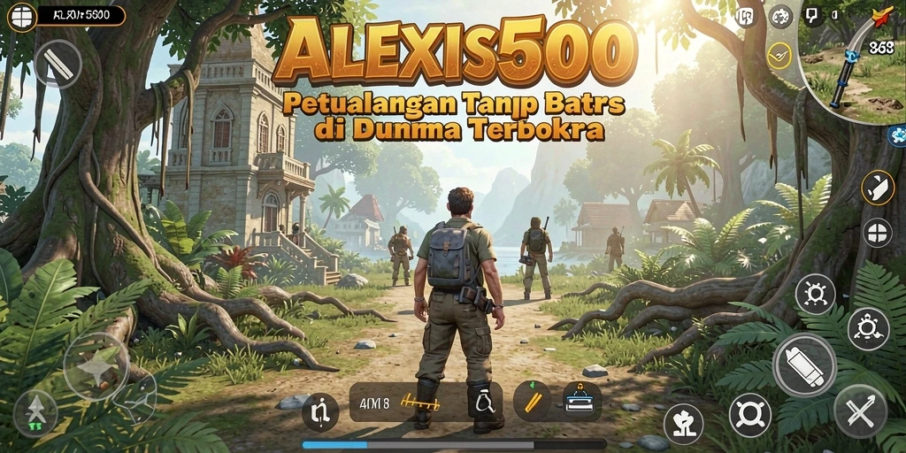 Gameplay ALEXIS500 menampilkan kebebasan eksplorasi yang luar biasa.
