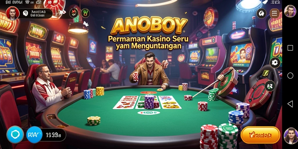 Tampilan gameplay menarik dari ANOBOY yang siap memanjakan pemain.