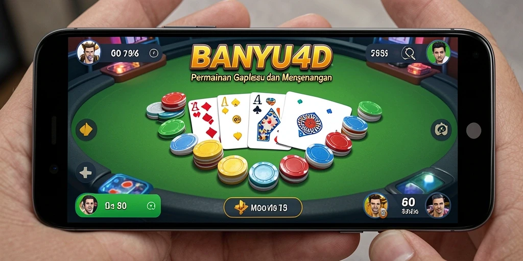 Tampilan gameplay menampilkan suasana permainan Gaple yang seru.