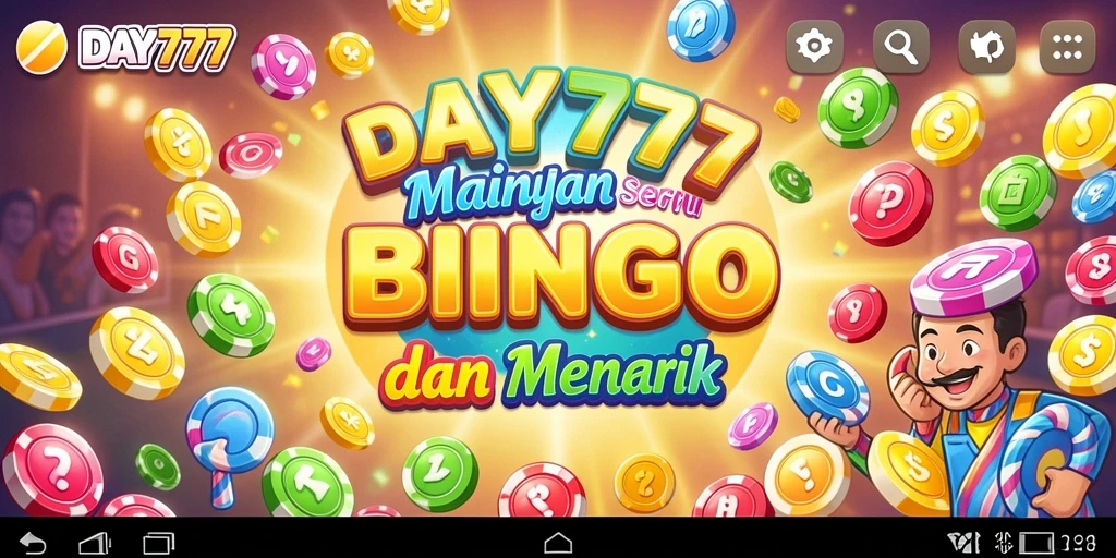 Tampilan gameplay seru di aplikasi Bingo DAY777.