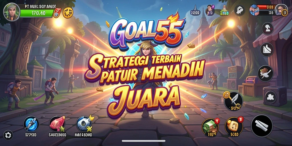 Tampilan gameplay <strong>GOAL55</strong> yang seru dan menegangkan.
