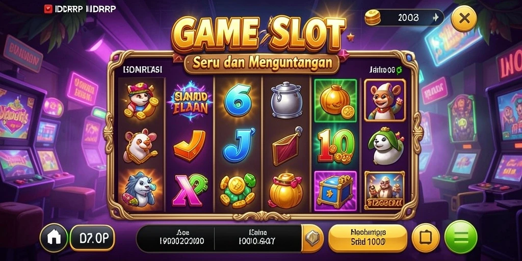 Screenshot utama IDRRP menampilkan gameplay menarik dan fitur slot yang menguntungkan.