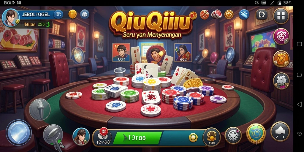 Tampilan gameplay QiuQiu yang seru di JEBOLTOGEL.