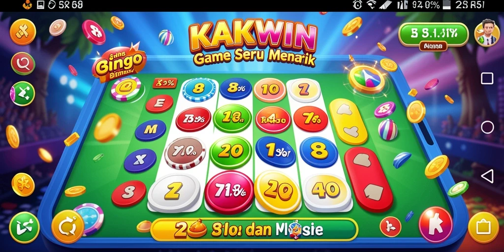 Tampilan gameplay seru KAKWIN dengan interaksi pemain.
