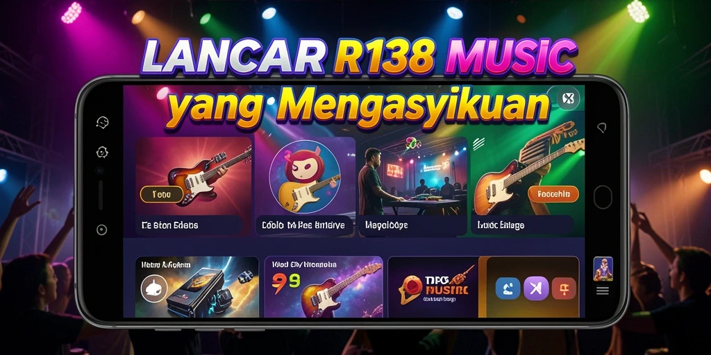 Screenshot utama LANCAR138 menampilkan gameplay musik yang menyenangkan.