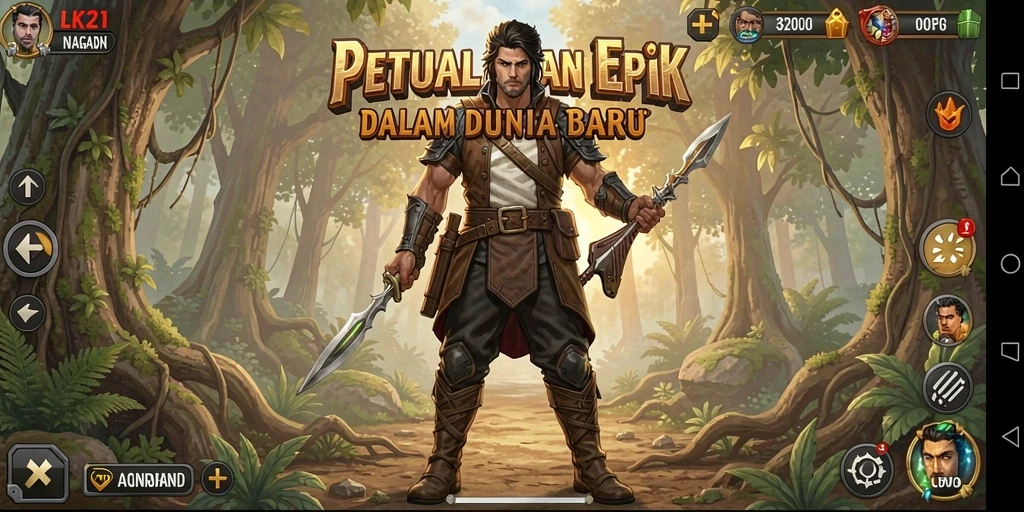 Tangkapan layar dari gameplay LK21 menampilkan petualangan seru dan aksi mendebarkan.