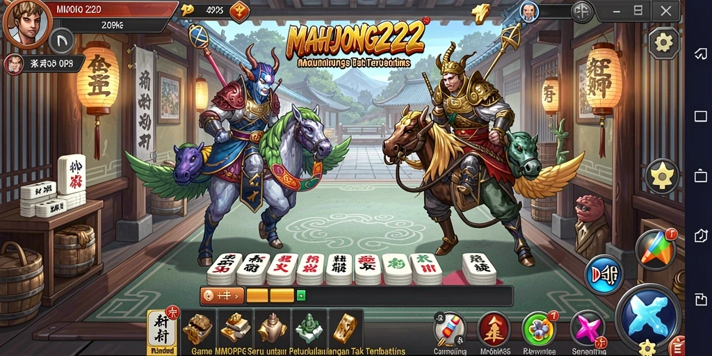 Gameplay seru dari MAHJONG222 dengan aksi pertarungan yang mengesankan.