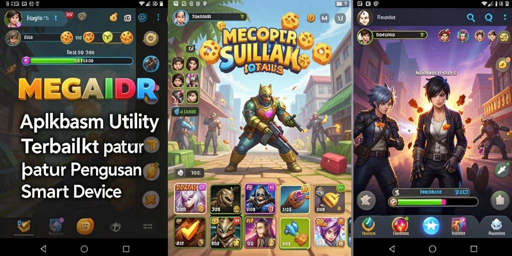 Screenshot utama MEGAIDR yang menunjukkan fitur Utility.