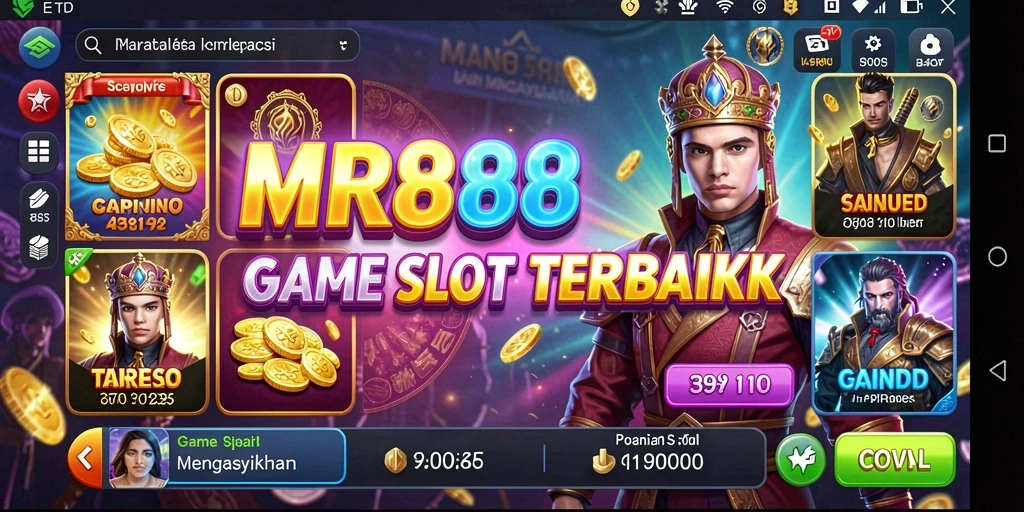 Tampilan gameplay Slot MR888 yang menarik dan menghibur.