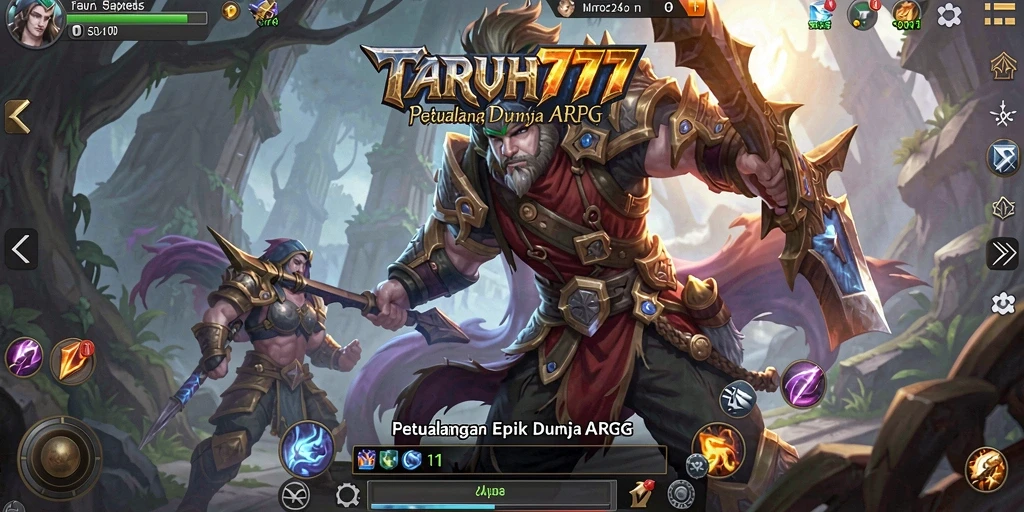 Screenshot gameplay TARUH777 yang menunjukkan aksi pertarungan seru.