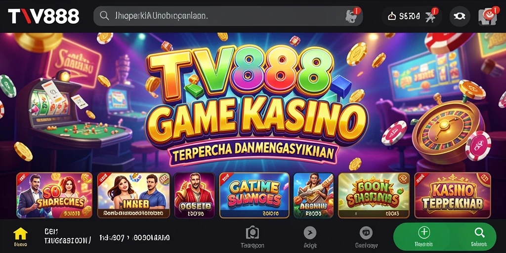 Screenshot gameplay menarik dari TV888 yang menampilkan suasana kasino.